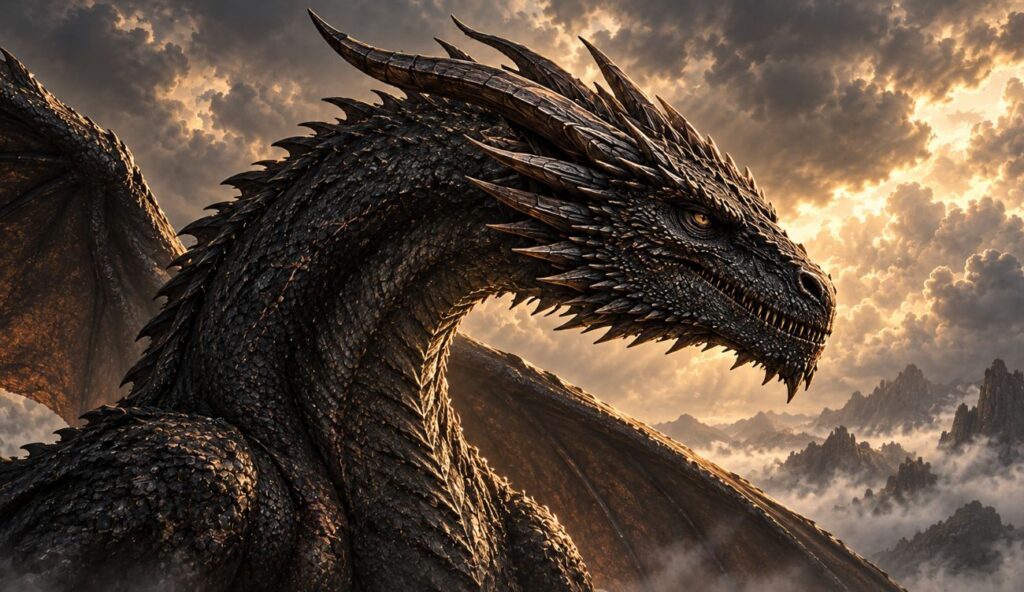 Balerion - czarny cień nad Westeros Sylwetka Baleriona, Czarnego Strachu; smoka z uniwersum Gry o tron