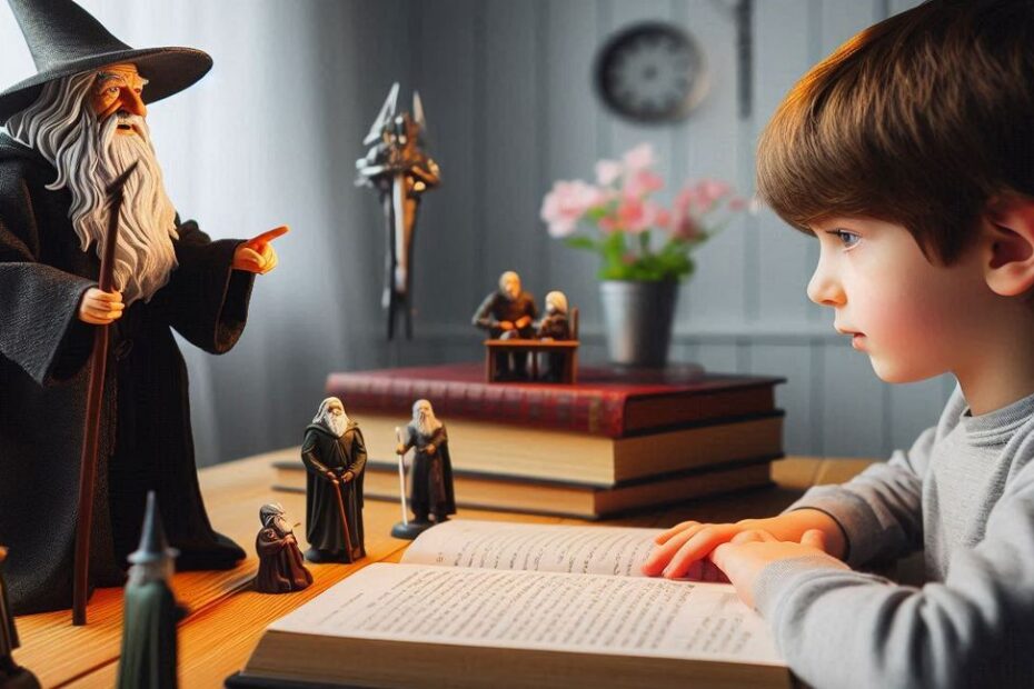 Fantastyka w nauce - Gandalf pomagający w nauce, AI/Bing