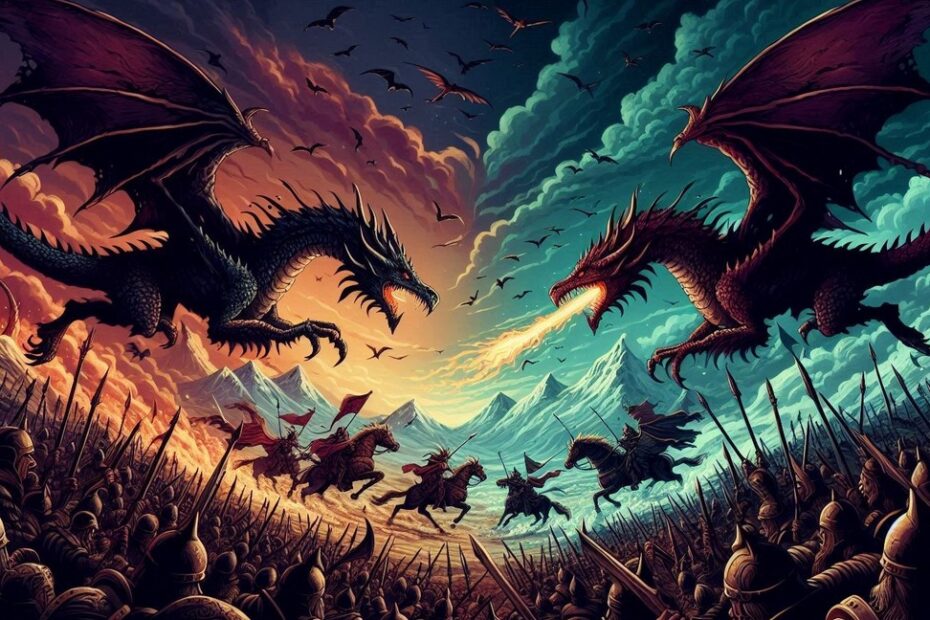 Ród Smoka - wielka bitwa, AI/Bing