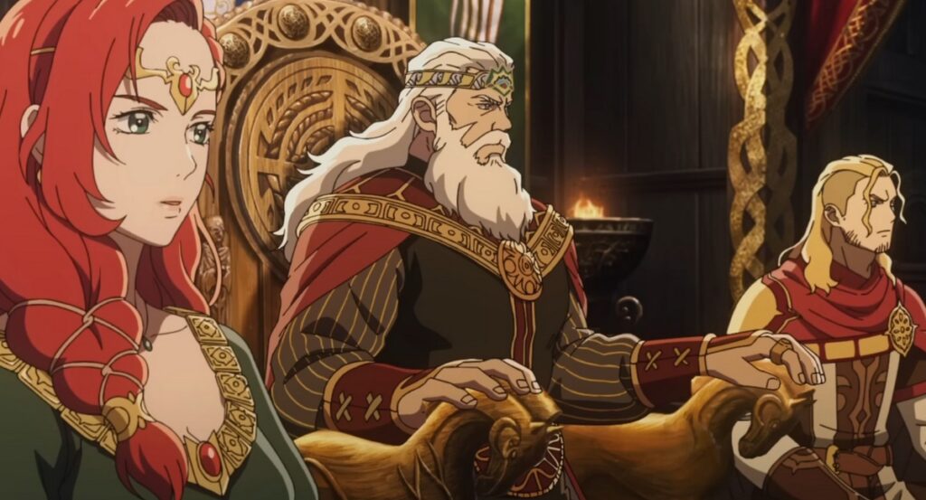 Władca Pierścieni Wojna Rohirrimów, screen z YouTube