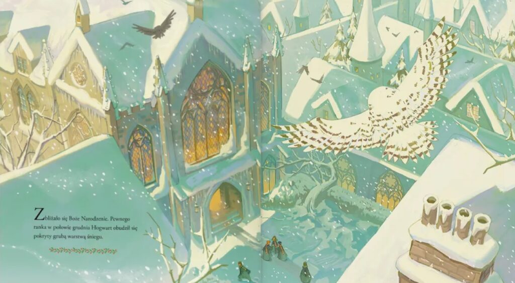 Harry Potter. Święta w Hogwarcie - zdjęcie ze środka książki