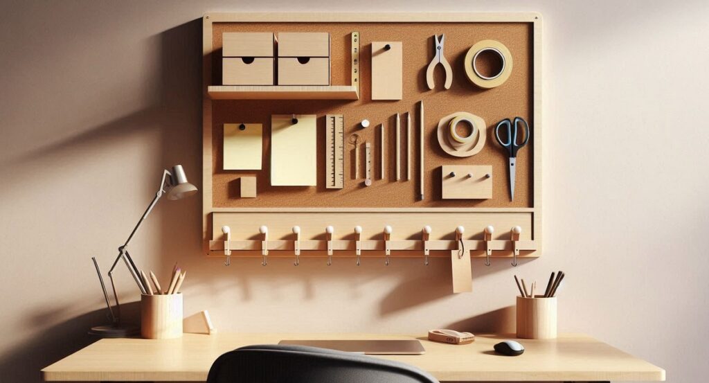 Organizer na ścianę DIY