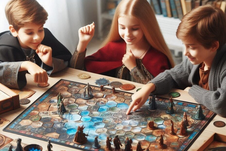 Gry planszowe fantasy dla dzieci