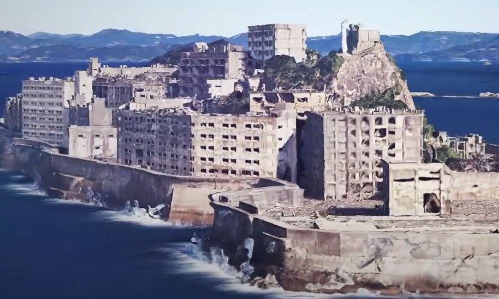 Opuszczone miasta - Hashima, Japonia