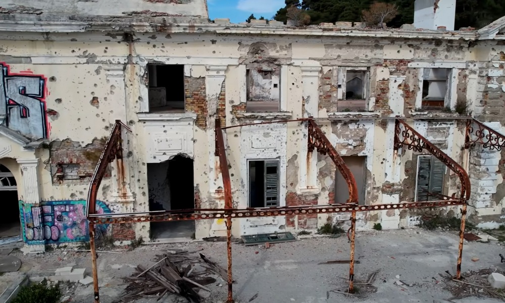 Kupari, Chorwacja, Opuszczony kompleks hotelowy