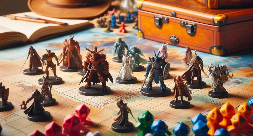 Ręcznie malowane figurki do gier RPG