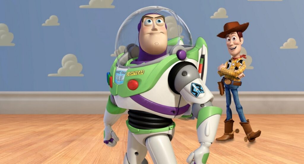 Buzz i Chudy z filmu Toy Story