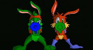 Króliki z gry "Jazz Jackrabbit"