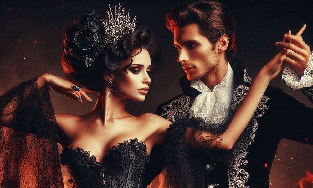 Legenda o diable i Moly - tańcząca para