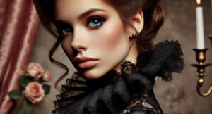 Młoda kobieta odziana w czerń