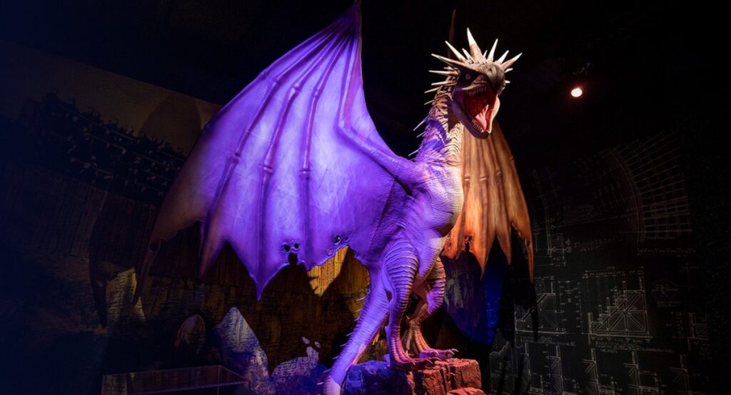 Smok na wystawie Harry Potter: The Exhibition