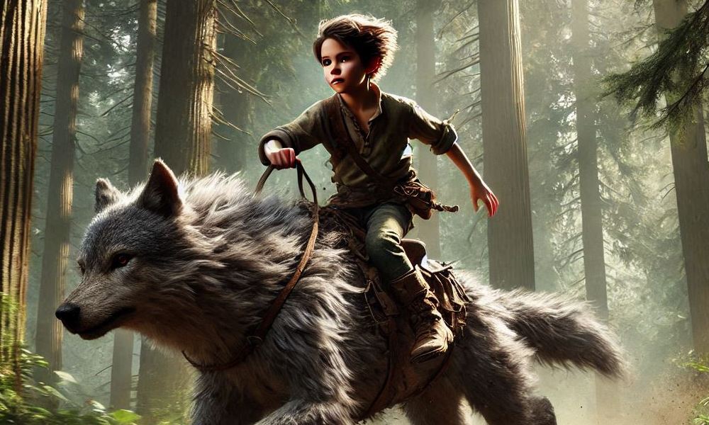 Legenda o Ognistym Ptaku - Iwan na wilku