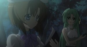 Gdy zapłaczą cykady, kadr z anime