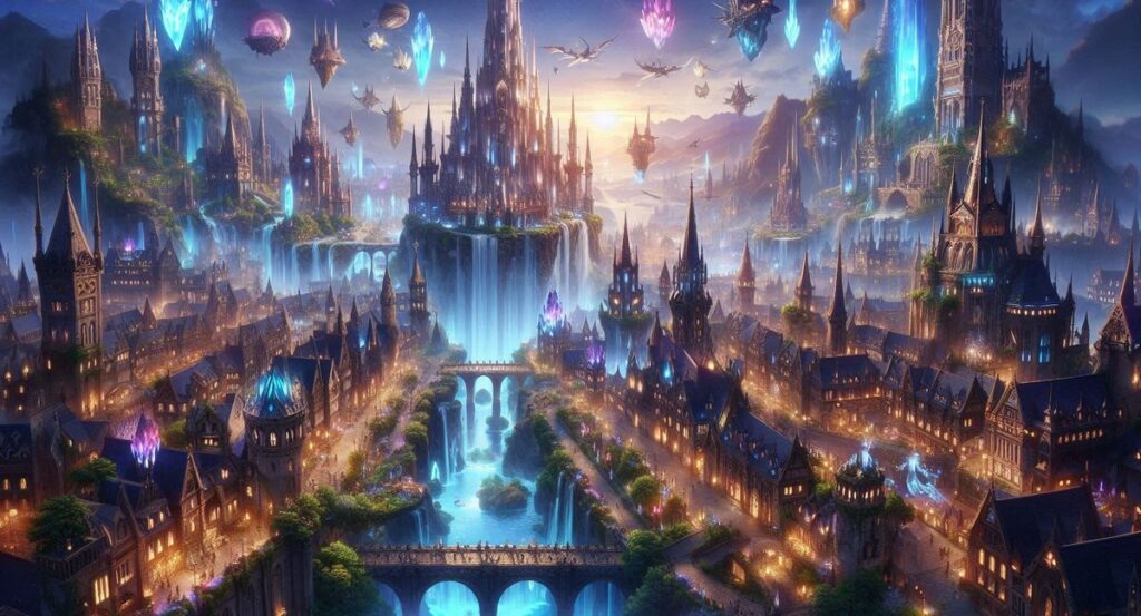 Przykładowe miasto fantasy