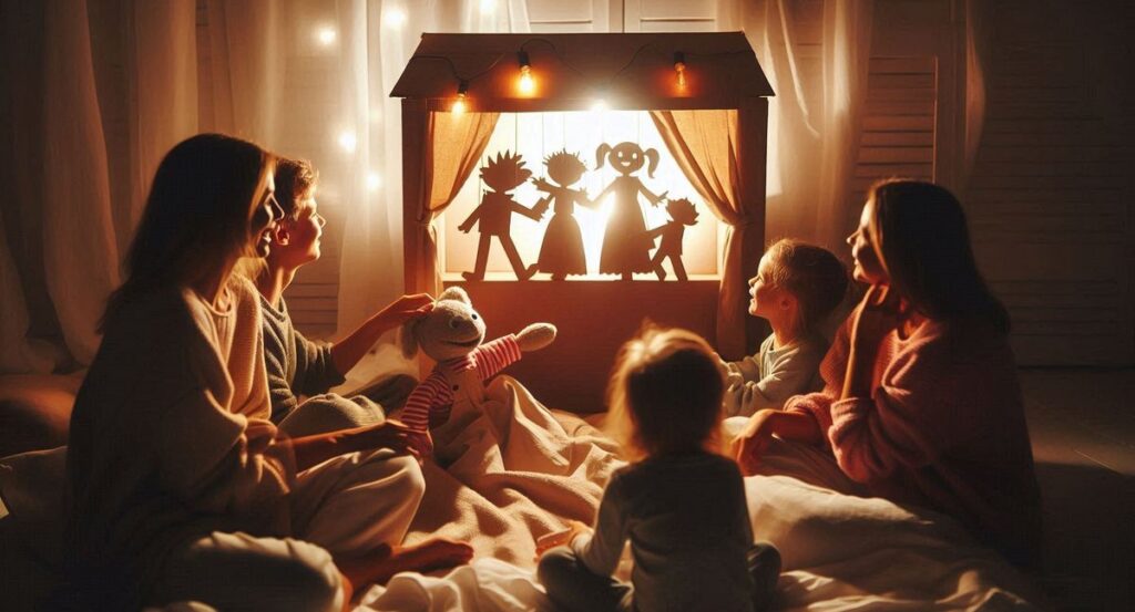 Domowy teatr cieni dla dzieci