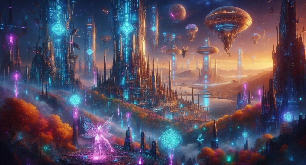 Świat z nurtu science fantasy