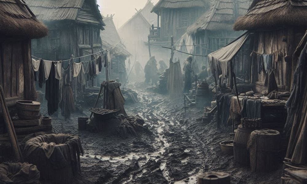 Realizm w fantastyce - wioska fantasy inspirowana średniowieczem