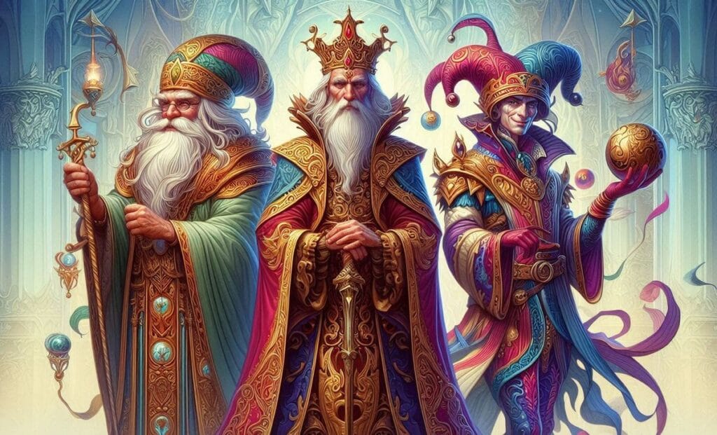 Archetypy postaci w fantasy - władca, mędrzec i błazen