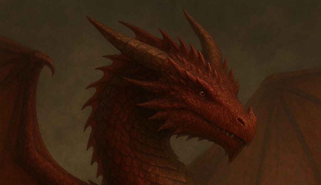 Meleys, Czerwona Smoczyca, której zabraknie w 3 sezonie Rodu Smoka