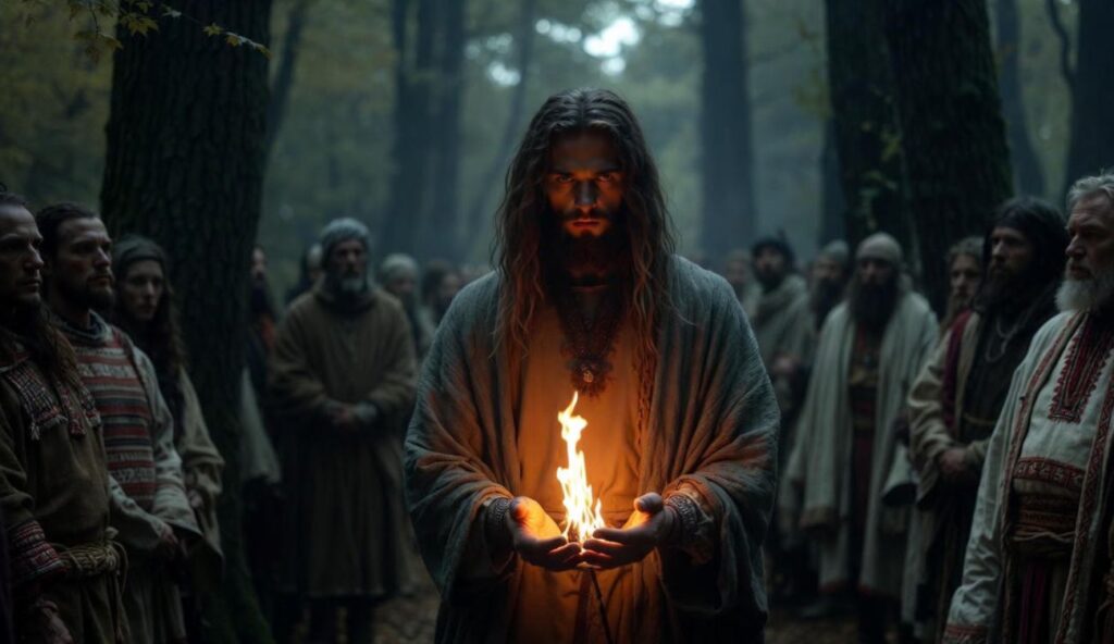 Według mitologii słowiańskiej to Swarożyc dał ludziom ogień