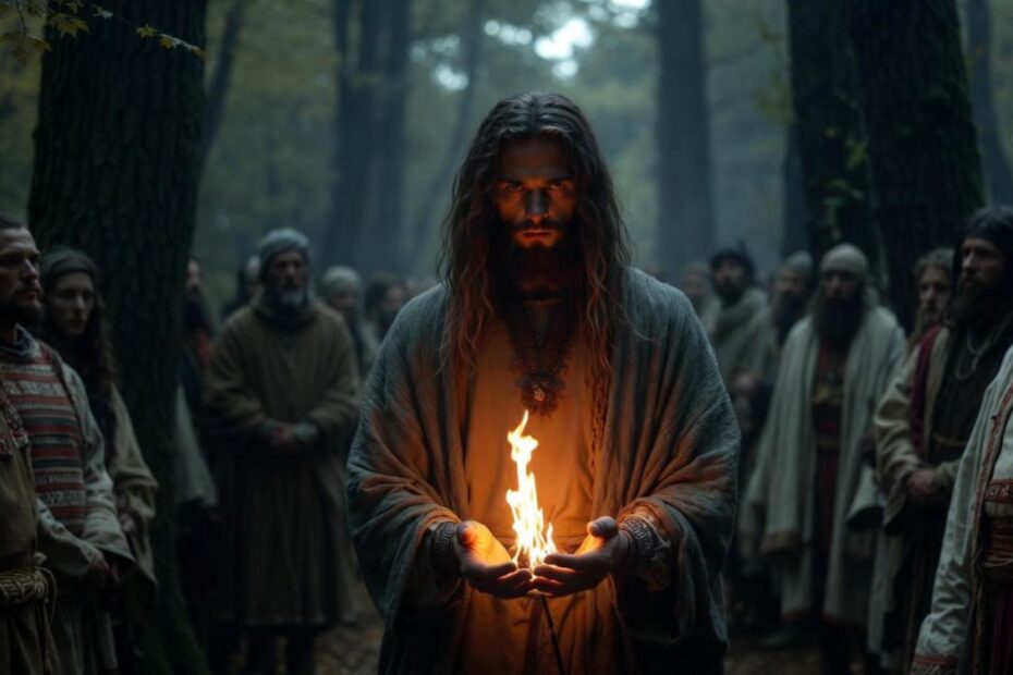 Według mitologii słowiańskiej to Swarożyc dał ludziom ogień