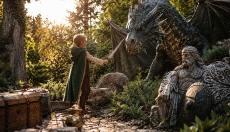 Zabawa outdoor fantasy. Jak bawić się z dzieckiem na dworze?