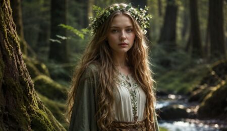 Żywia - mitologia słowiańska. Znana też jako Siwa, Siwe i Synna